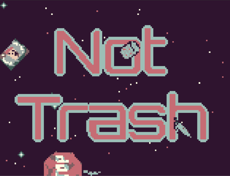 NOT TRASH game artwork